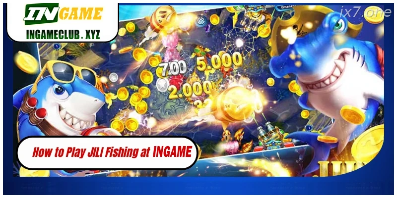 JILI Fishing India fish shooting game lobby and target control