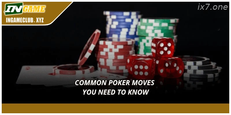 Poker India common actions check call raise and fold