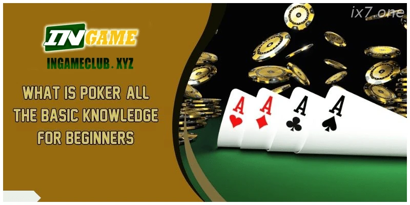 What is Poker All the Basic Knowledge for Beginners
